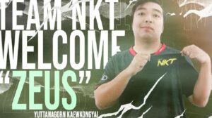 Team NKT เปิดตัว Zeus นั่งเฮดโค้ชลุย Thailand Split 1