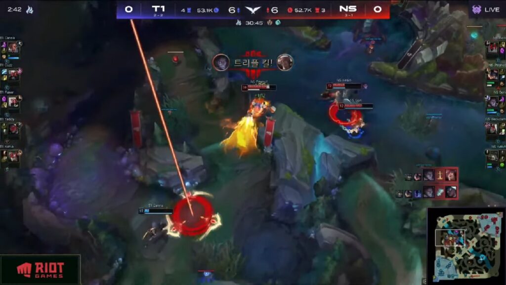 LCK Mùa Hè 2021 T1 NS