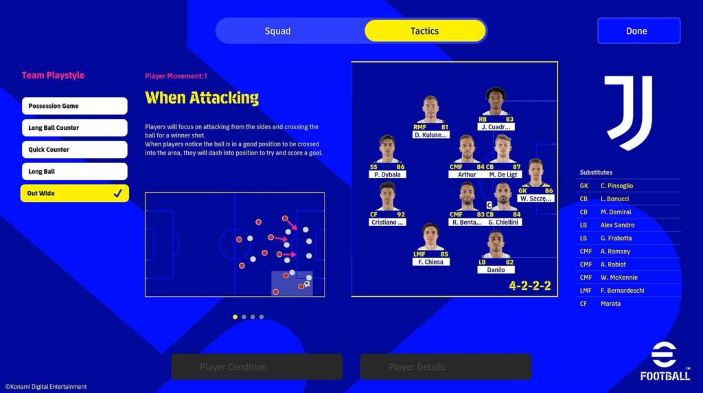 Hình ảnh đầu tiên trong eFootball