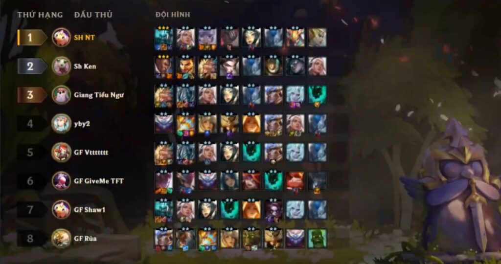 Game 1 giải ĐTCL The Chosen Team Mùa 10