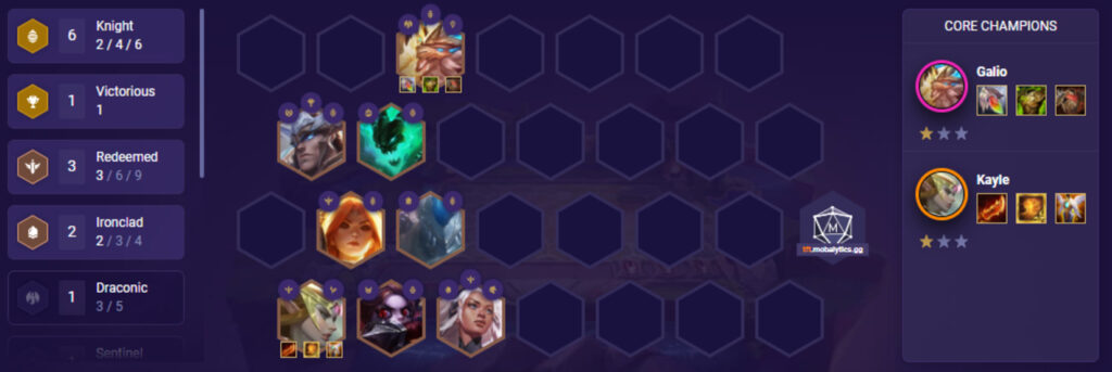 Top 5 đội hình leo rank ĐTCL 11.18 4