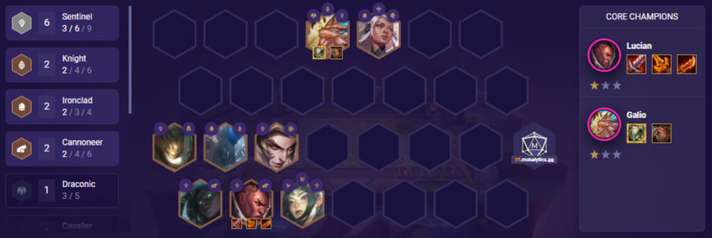 Top 5 đội hình leo rank ĐTCL 11.18 5