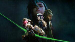 lmht, arcane mùa 2, jinx, vi,mel, caitlyn