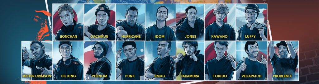 SFV RedBull Kumite London 2021 Participants