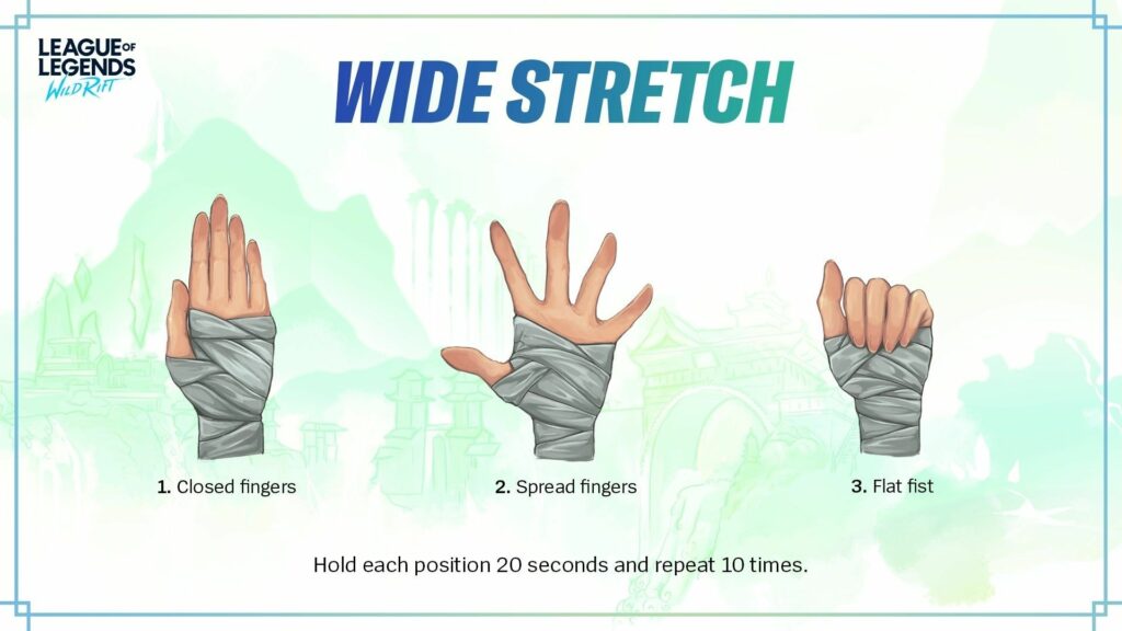 Wide Stretch: Simpleng exercise para sa mga gamers