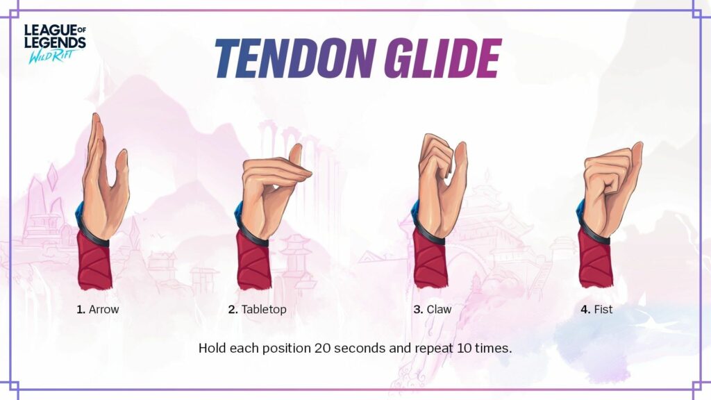 Tendon Glide: Simpleng exercise para sa mga gamers