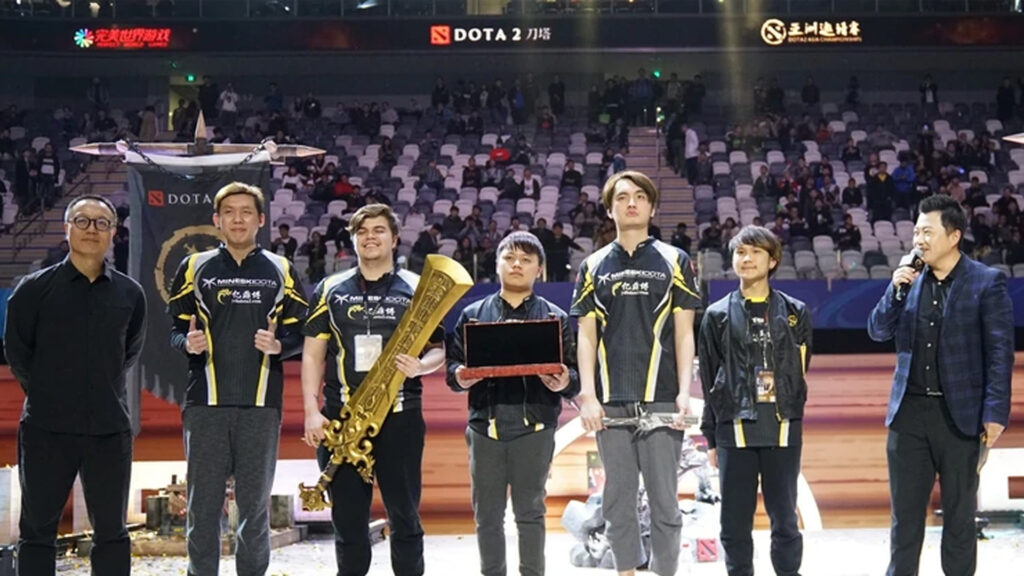 iceiceice at Mushi kasama ang Mineski-Dota sa Dota 2 Asia Championships 2018