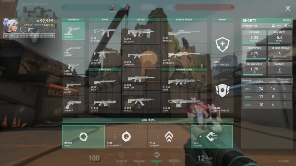 Valorant Episode3Act1 WeaponPriceChanges