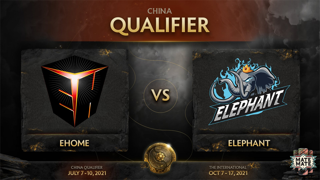 EHOME vs Elephant TI10 China Qualifier