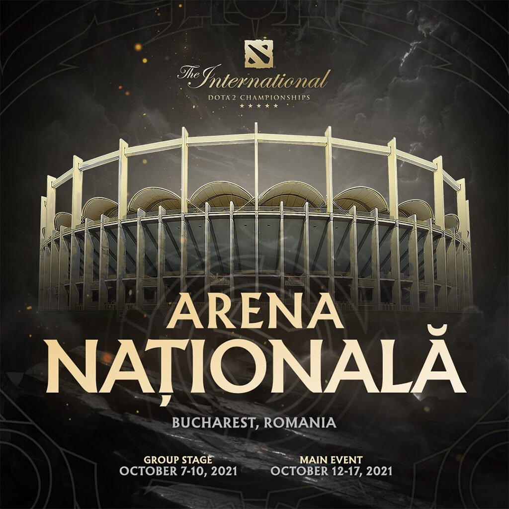 TI10 Venue: Arena Nationala; Bucharest, Romania