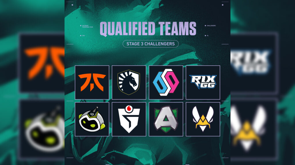 Valorant VCTEUStage3Challengers2MainEvent Teams