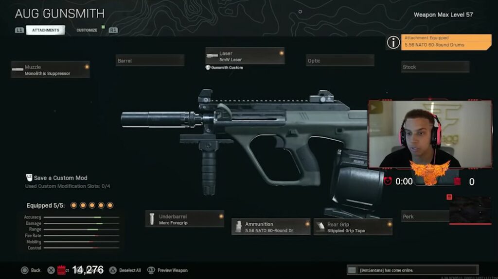 AUG class ni Swagg sa Call of Duty: Warzone