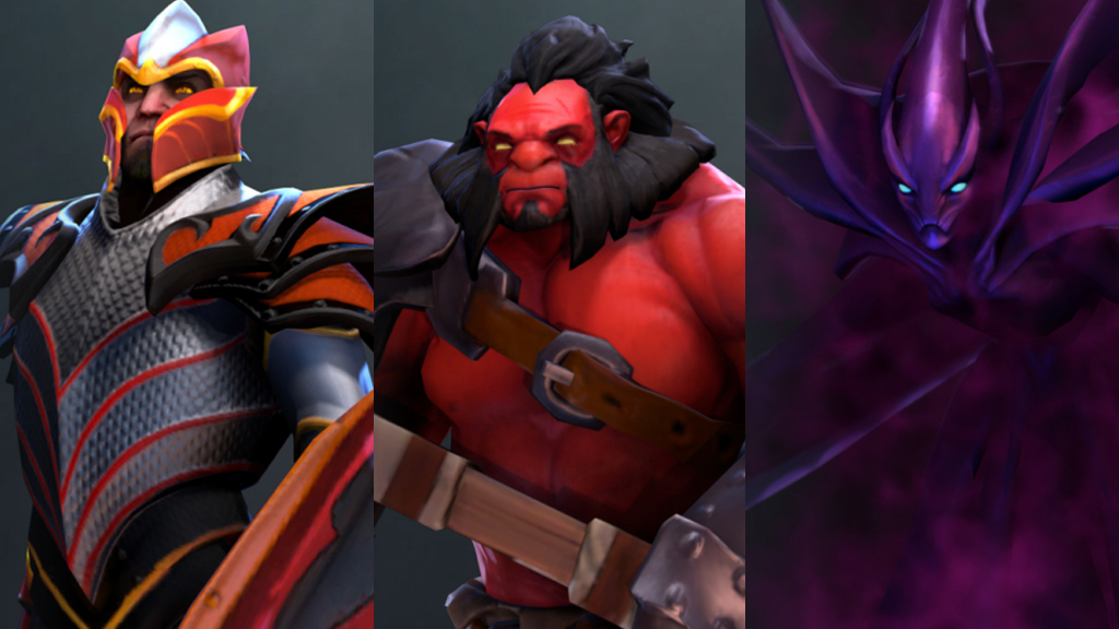 Makukunat na heroes: Dragon Knight, Axe, Spectre