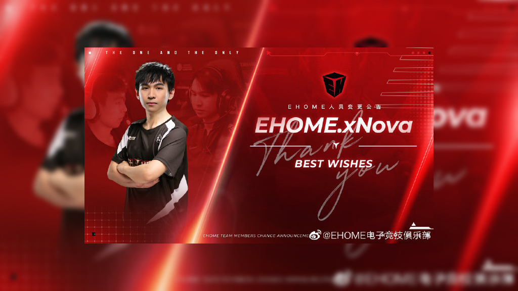 EHOME nagpaalam na kay xNova