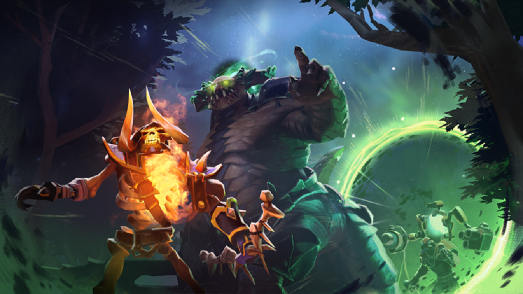 Dota 2 gameplay update 7.30 poster