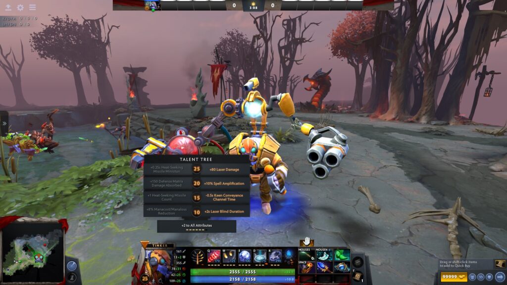 Support Tinker Talent Tree