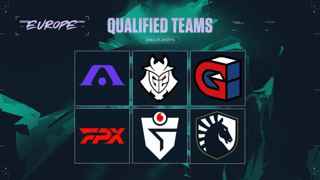 Valorant VCTEMEAChallengersPlayoffs Europeanteams
