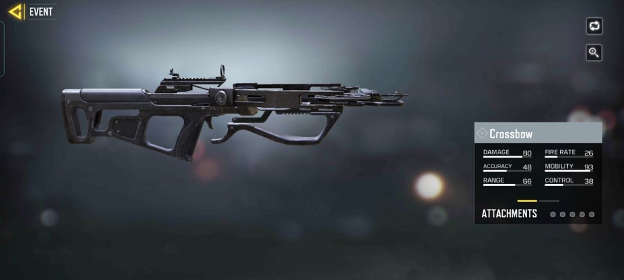 CallOfDuty Mobile Crossbow WeaponAttributes