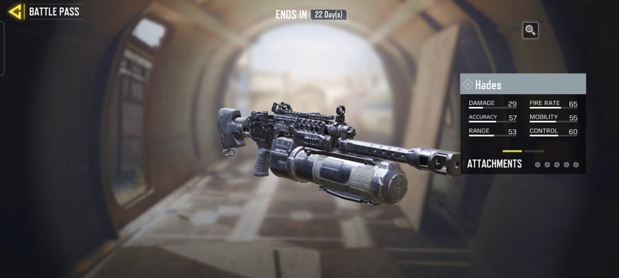 Hades LMG Call of Duty: Mobile
