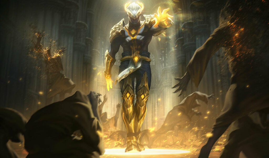Brand Arc Light skin in Wild Rift patch 2.4b