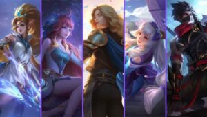 MLBB MoonGoddessMiya Floryn Lancelot Kagura Hayabusa