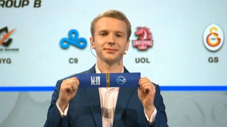 Jankos at Worlds 2021 group draw