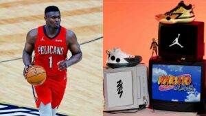Jordan x Naruto Zion Williamson collab