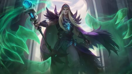 Mobile Legends: Bang Bang Dark Necro Faramis skin wallpaper