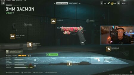 COD Modern Warfare 2 9mm Daemon loadout