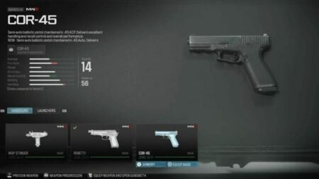 How to unlock COR 45 pistol in MW3