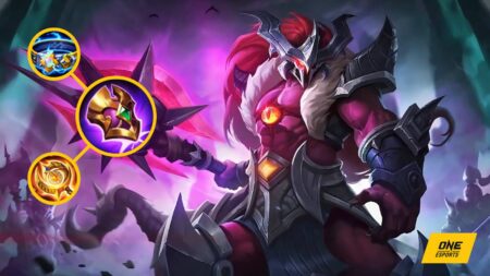 Hylos Phantom Seer kasama ang Thunder Belt, Dominance Ice, at Clock of Destiny sa Mobile Legends